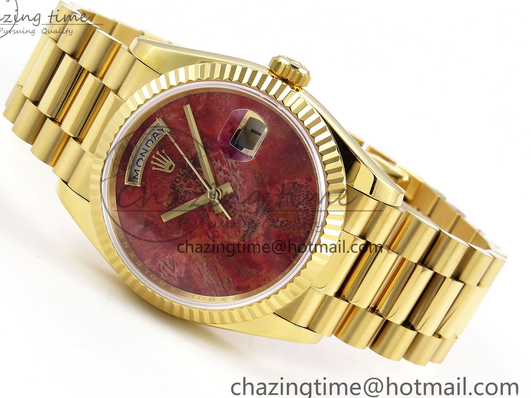 Bracelet RAF Dial Edition YG Best on A2836 Rock Date YG 36 Day 0122